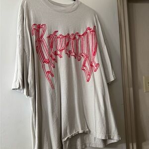 Revenge Clothing Light Gray Tee